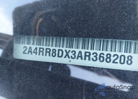 2010 Chrysler Town & Country Touring Plus z USA, uszkodzony, nr VIN 2A4RR8DX3AR368208